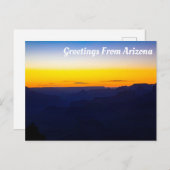 Grüße aus Arizona Postkarte (Vorne/Hinten)