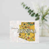 Grüße aus Arizona Postkarte (Stehend Vorderseite)