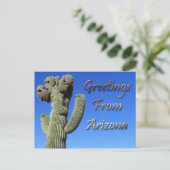 Grüße aus Arizona Postkarte (Stehend Vorderseite)