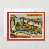 Grüße aus Arizona Postkarte (Vorne/Hinten)
