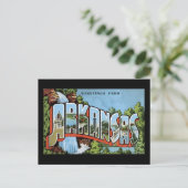 Grüße aus Arkansas Postkarte (Stehend Vorderseite)