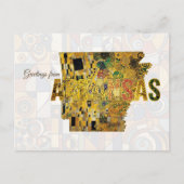 Grüße aus Arkansas Postkarte (Vorderseite)