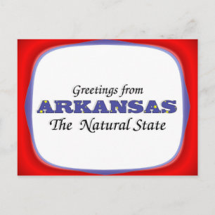Grüße aus Arkansas Postkarte