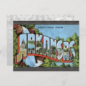 Grüße aus Arkansas, Vintag Postkarte (Vorne/Hinten)