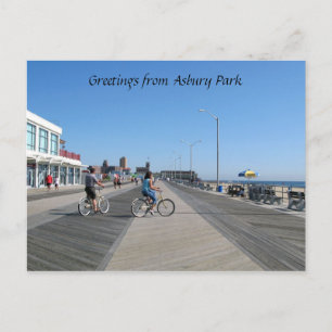 Grüße aus Asbury Park, NJ Postkarte