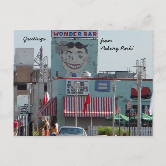 Grüße aus Asbury Park! Postkarte (Vorderseite)