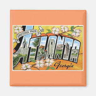 Grüße aus Atlanta, GA! Magnet