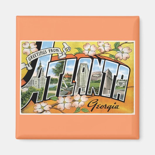 Grüße aus Atlanta, GA! Magnet (Vorne)