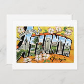 Grüße aus Atlanta, GA! Postkarte (Vorne/Hinten)
