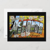 Grüße aus Atlanta Georgia Postkarte (Vorne/Hinten)