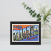 Grüße aus Atlanta Postkarte (Stehend Vorderseite)