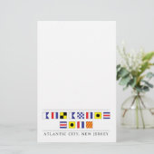 Grüße aus Atlantic City Briefpapier (Stehend Vorderseite)