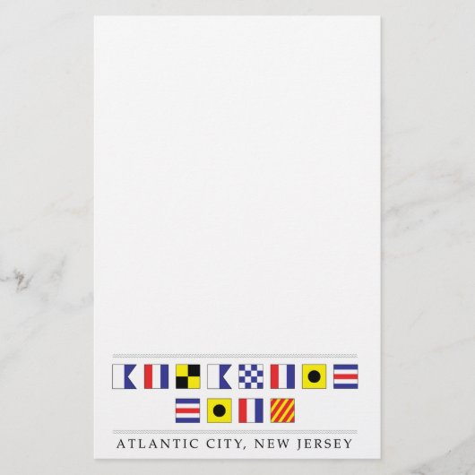 Grüße aus Atlantic City Briefpapier (Vorderseite)