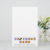 Grüße aus Atlantic City Briefpapier (Stehend Vorderseite)