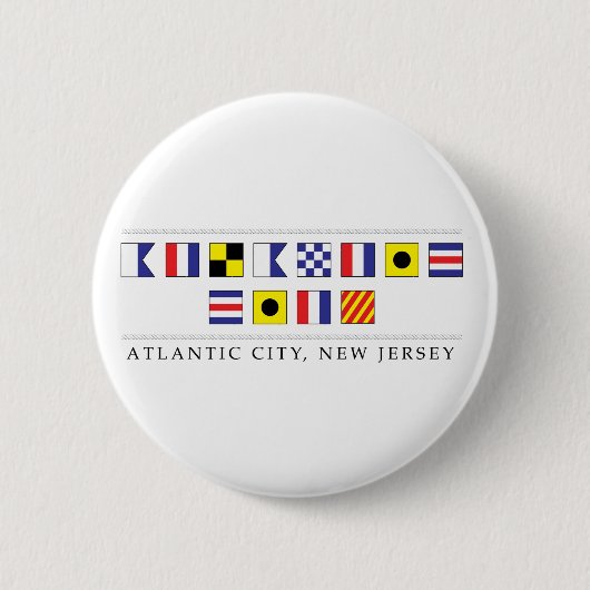 Grüße aus Atlantic City Button (Vorderseite)