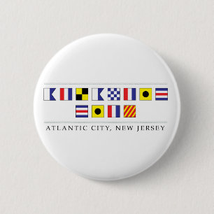 Grüße aus Atlantic City Button