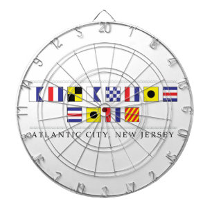 Grüße aus Atlantic City Dartscheibe