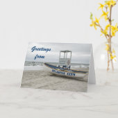 Grüße aus Atlantic City New Jersey Karte (Gelbe Blume)