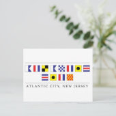 Grüße aus Atlantic City Postkarte (Stehend Vorderseite)