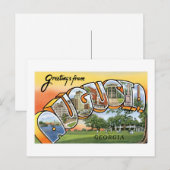 Grüße aus Augusta, GA! Postkarte (Vorne/Hinten)