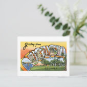 Grüße aus Augusta, GA! Postkarte (Stehend Vorderseite)