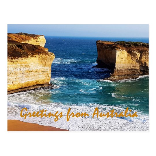 Grusse Aus Australien Postkarte Zazzle De