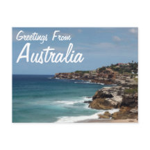 Grüße aus Australien Postkarte