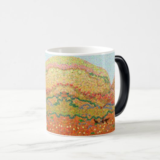 Grüße aus Australien Verwandlungstasse (VorderseiteRechts)