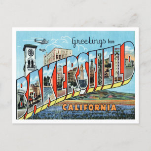 Grüße aus Bakersfield, California Reise Postkarte
