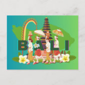 "Grüße aus Bali: Eine Postkarte aus dem Paradies" (Vorderseite)