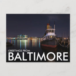 Grüße aus Baltimore, Maryland, USA Postkarte