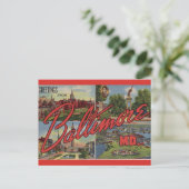 Grüße aus Baltimore MD Postkarte (Stehend Vorderseite)