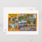 Grüße aus Bar Harbour, Maine Postkarte (Vorne/Hinten)