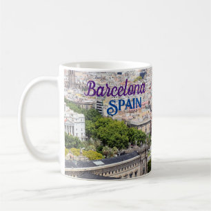 Grüße aus Barcelona Spanien Kaffeetasse