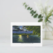 Grüße aus Barnesville, Minnesota, Mondlicht Postkarte (Stehend Vorderseite)