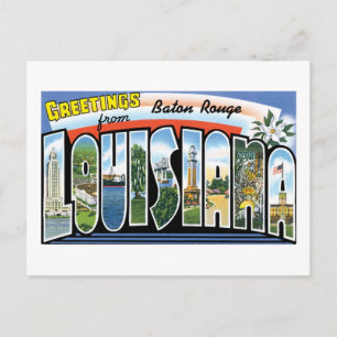 Grüße aus Baton Rouge, Louisiana Postkarte