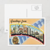 Grüße aus Beantown Boston Postkarte (Vorne/Hinten)