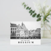 Grüße aus Belgien Postkarte (Stehend Vorderseite)