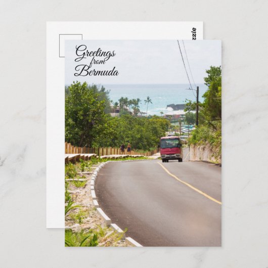 Grüße aus Bermuda Postkarte (Vorne/Hinten)