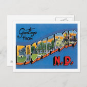 Grüße aus Bismarck North Dakota US City Postkarte (Vorne/Hinten)