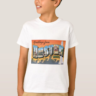 Grüße aus Boston Mass., Vintage T-Shirt