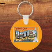 Grüße aus Boston! Schlüsselanhänger (Vorderseite)