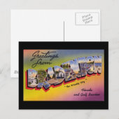Grüße aus Bradenton Florida Postkarte (Vorne/Hinten)