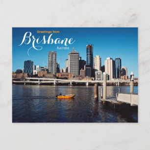 Grüße aus Brisbane Australien Postkarte