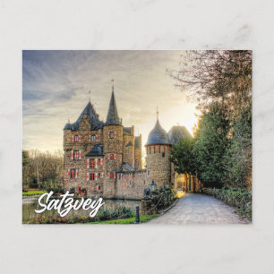 Grüße aus Burg Satzvey, Deutschland Postkarte