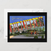 Grüße aus Burlington North Carolina Postkarte (Vorne/Hinten)