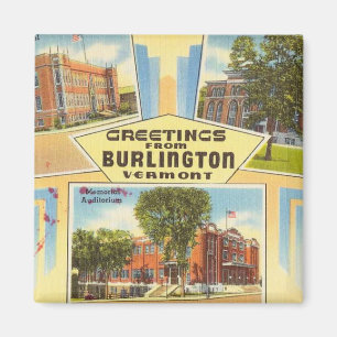 Grüße aus Burlington Vermont Magnet