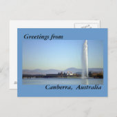Grüße aus Canberra, Australien Postkarte (Vorne/Hinten)