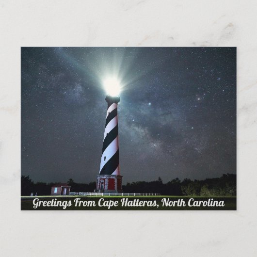 Grüße aus Cape Hatteras Postkarte (Vorderseite)