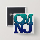 Grüße aus Cape May, New Jersey Button (Vorne & Hinten)